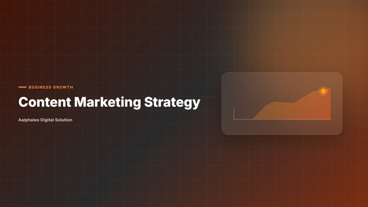 Content Marketing Strategy - Aalphaleo Digital Solution