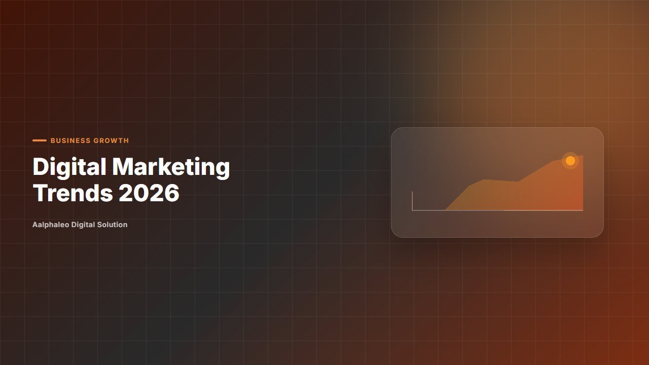 Digital Marketing Trends 2026 - Aalphaleo Digital Solution