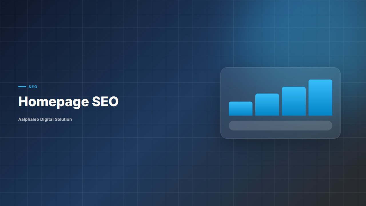 Homepage SEO - Aalphaleo Digital Solution