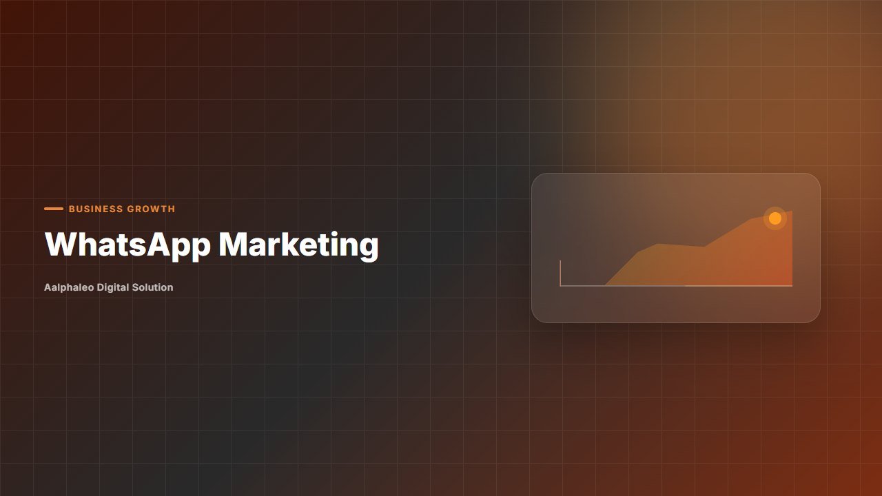 WhatsApp Marketing - Aalphaleo Digital Solution