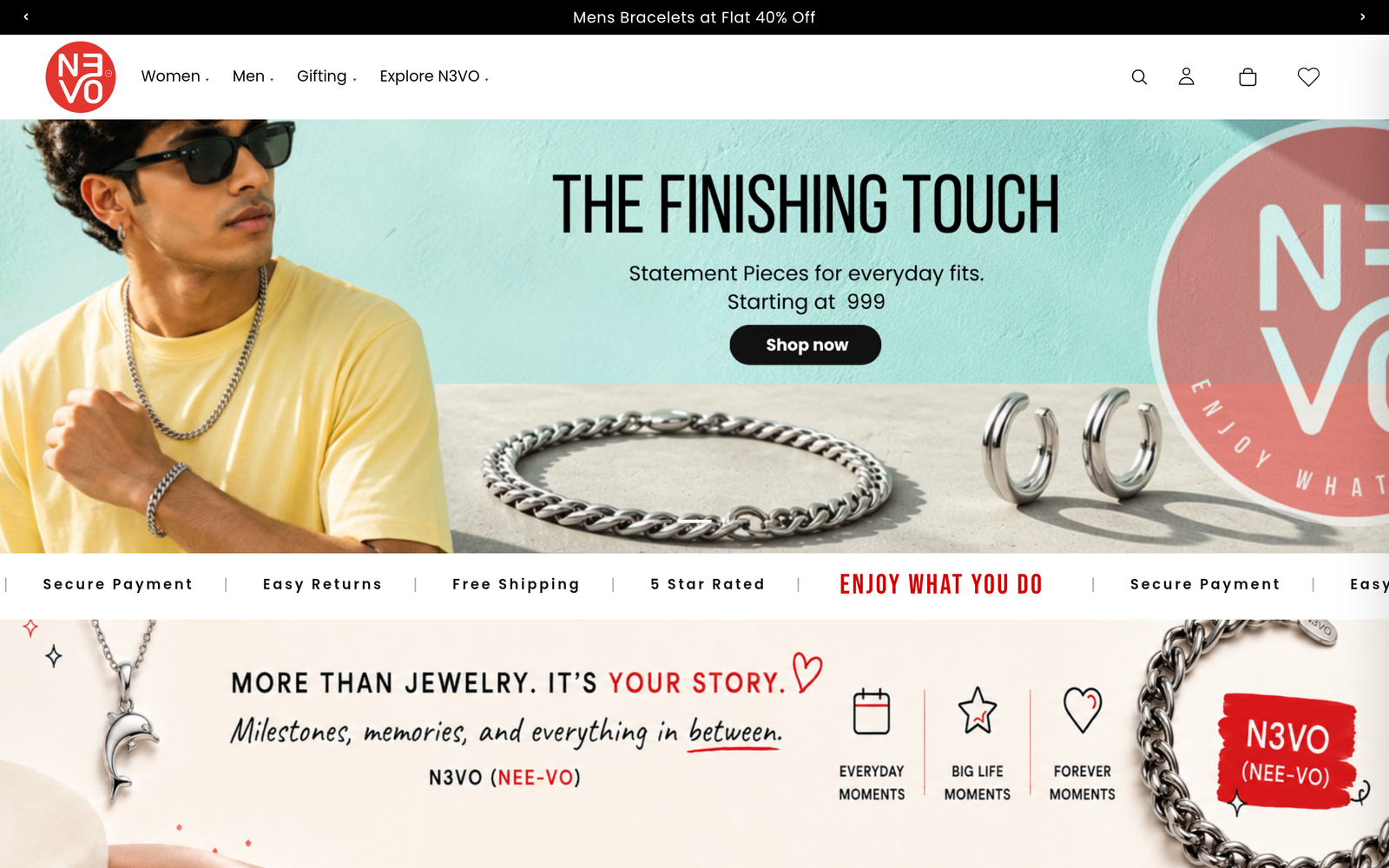 N3VO homepage preview