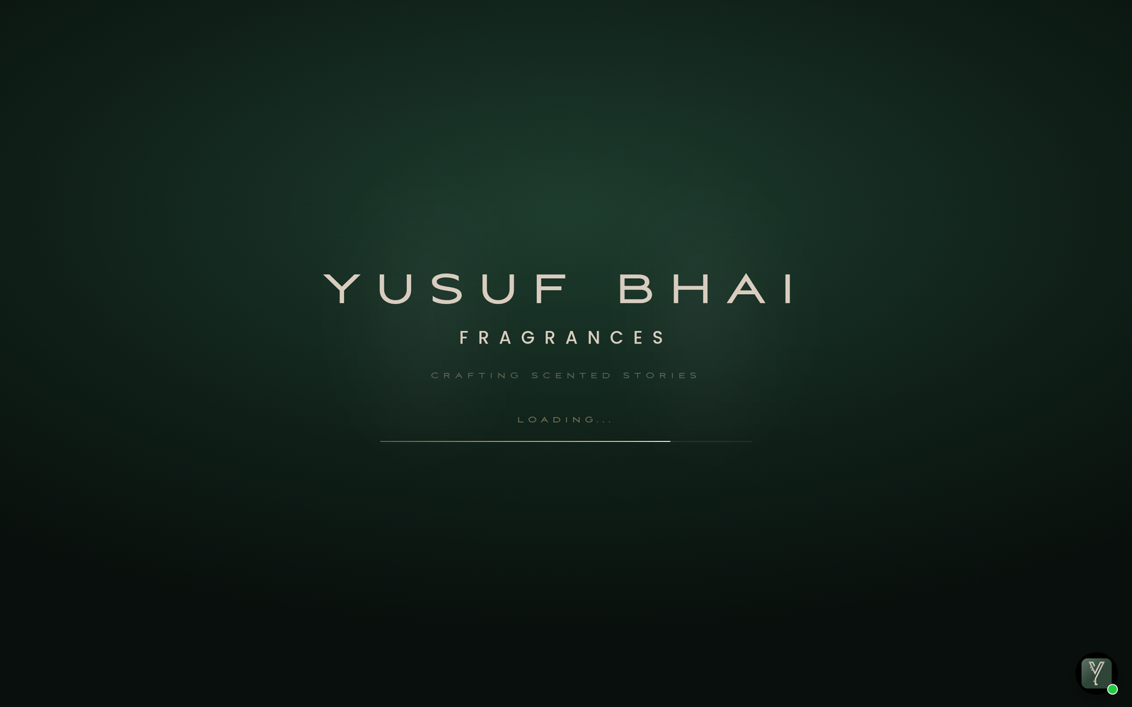 Yusuf Bhai Fragrances homepage preview